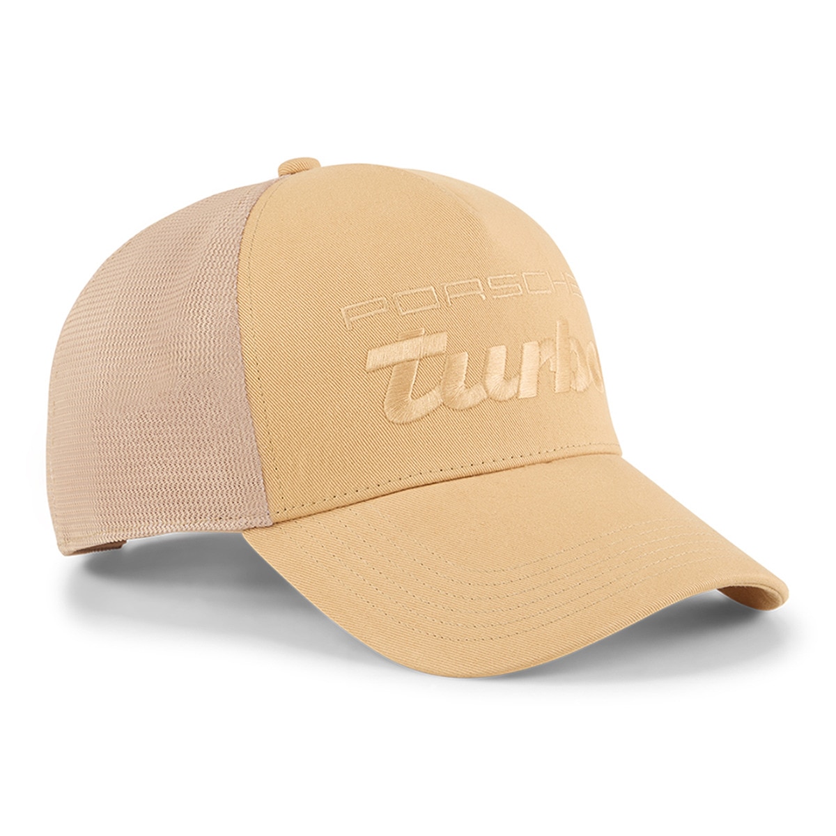 Boné Unissexo Porsche Trucker Castanho-1