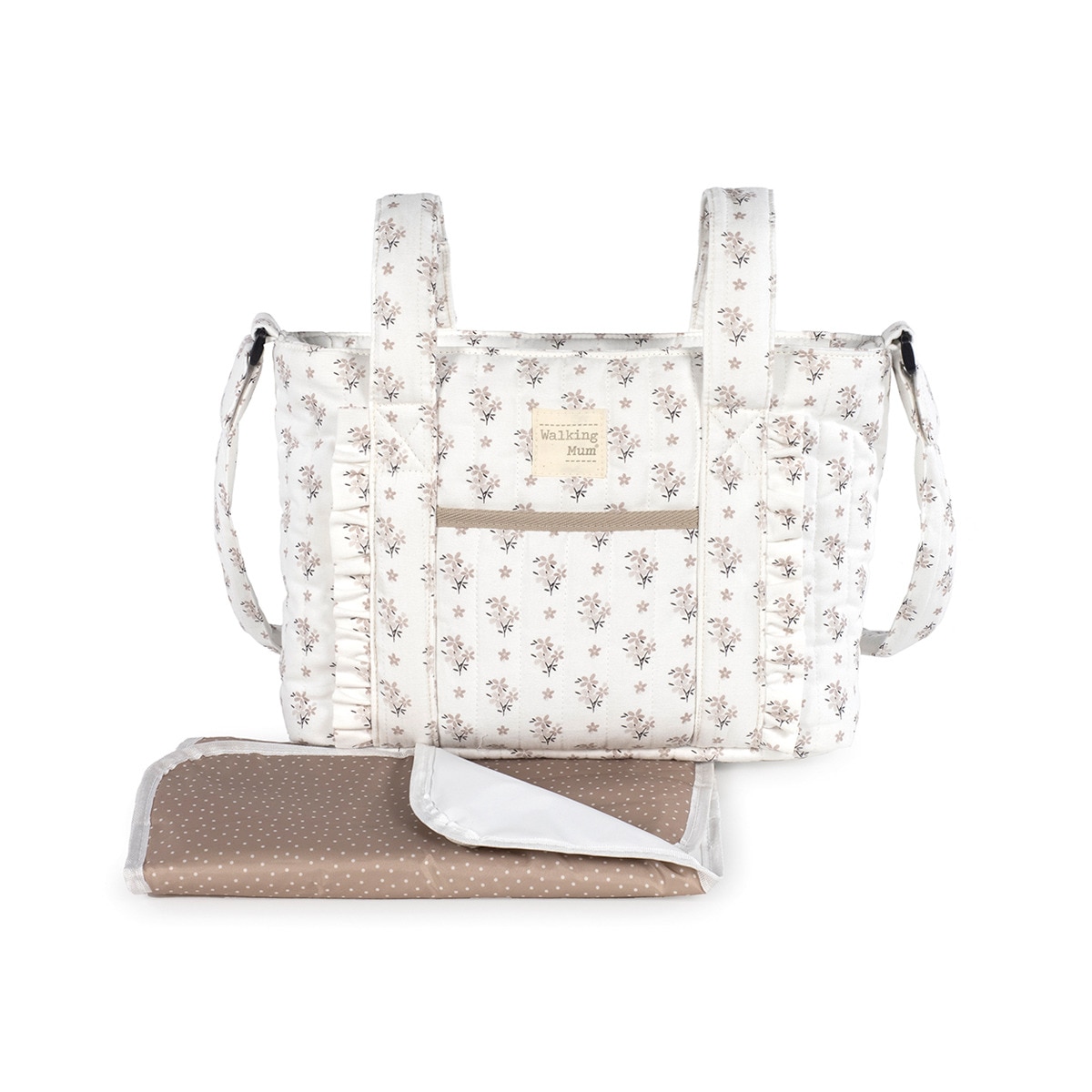 Saco Crossbody Walking Mum Botton Rosa-claro-1