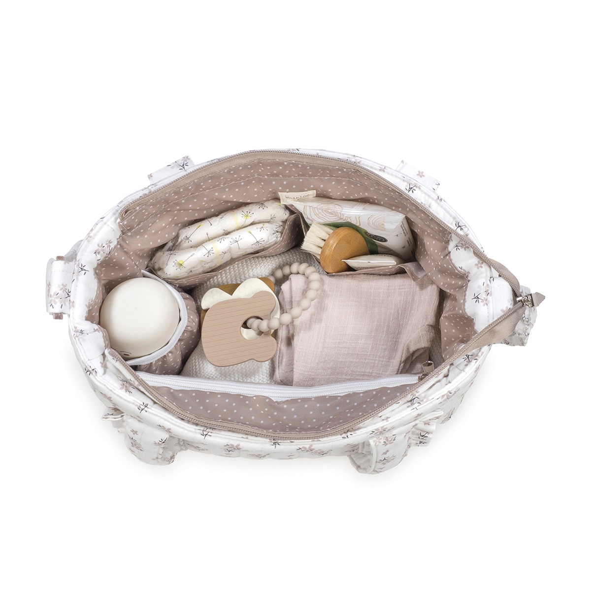 Saco Crossbody Walking Mum Botton Rosa-claro-9