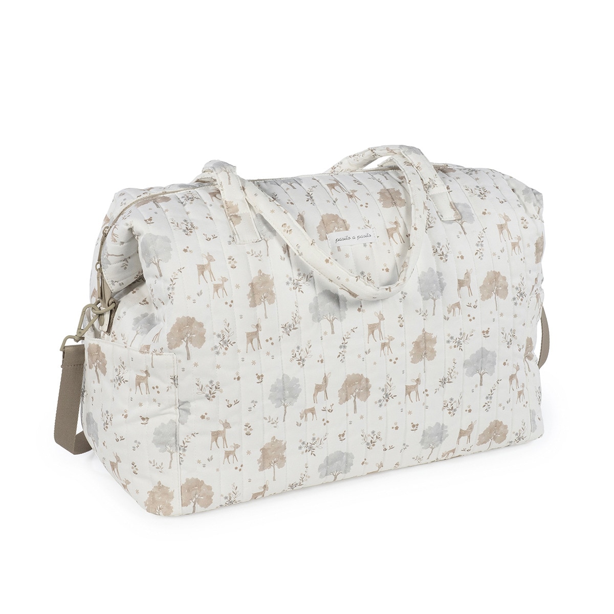 Maleta / Bolso XL Pasito a pasito Nara Beige-4