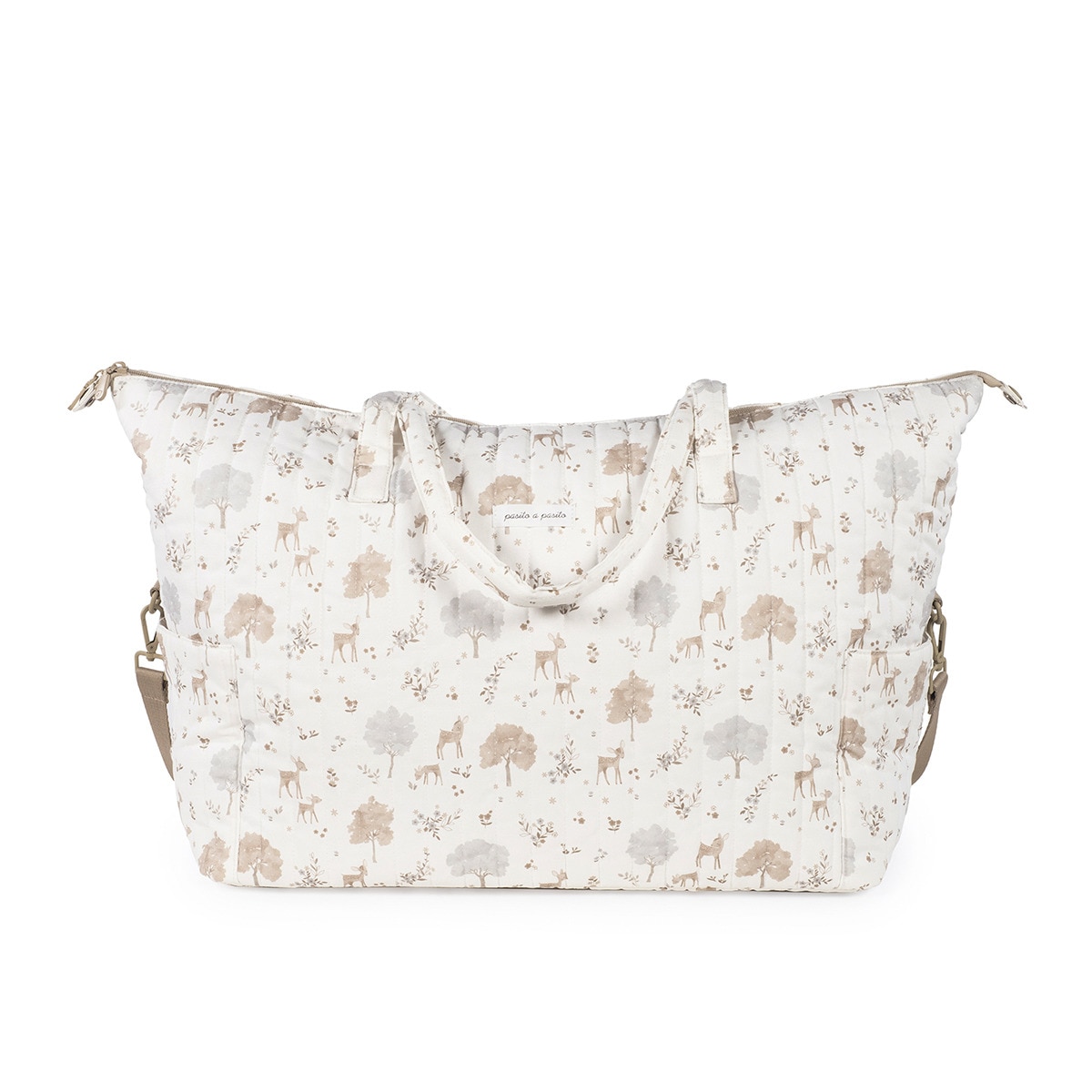 Maleta / Bolso XL Pasito a pasito Nara Beige-3