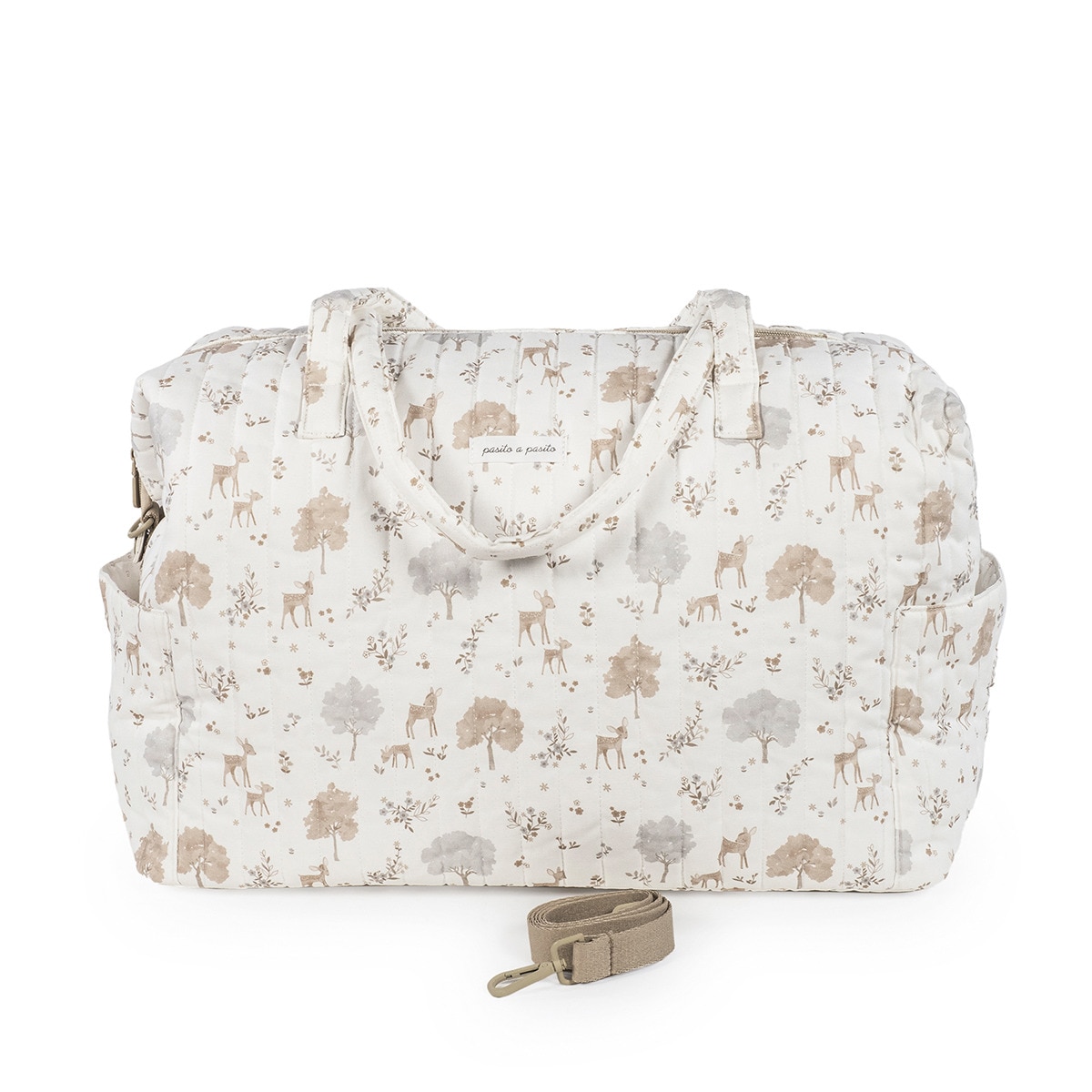 Maleta / Bolso XL Pasito a pasito Nara Beige-2