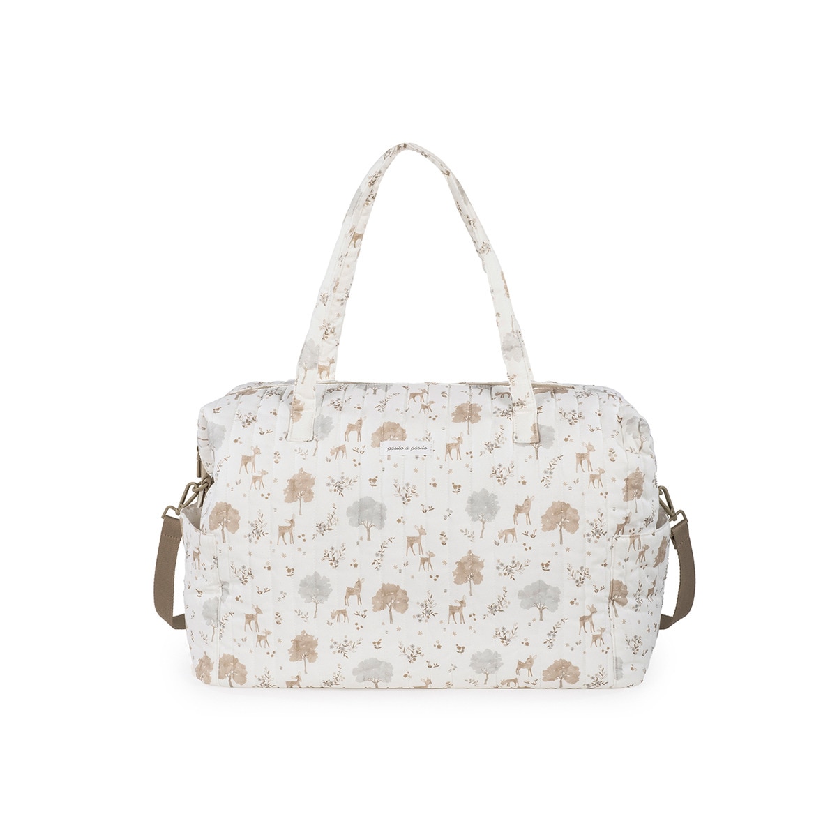 Maleta / Bolso XL Pasito a pasito Nara Beige-1