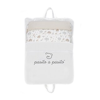 Fasciatoio Portatile Pasito A Pasito Nara – 50x70 Cm, Cotone 100% Con Stampe, Impermeabile