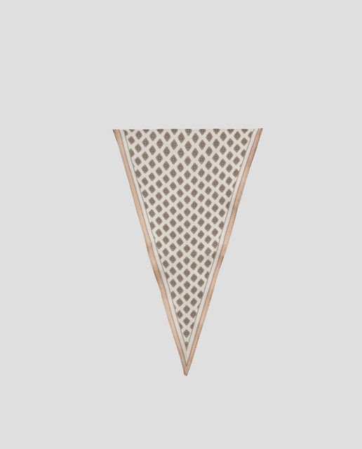 Imagen 0 de Bandana de hombre de seda geométrico