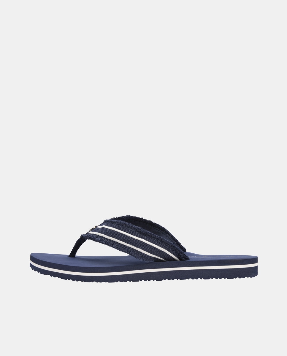 Chinelos de Dedo com Logótipo TH Hardware. Azul-marinho-4