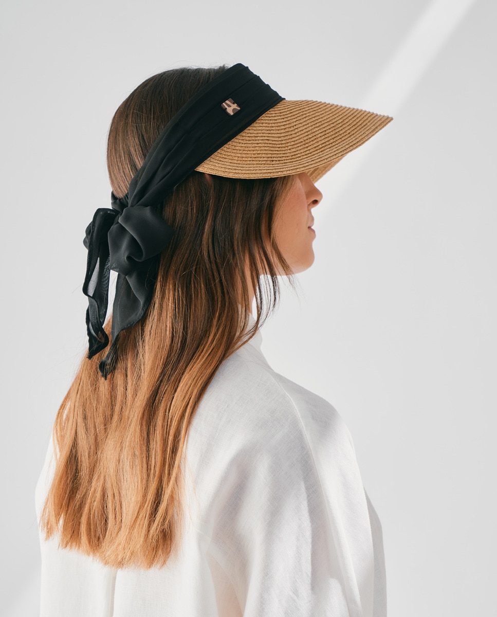 Pala com Fita - Cru/Preto Natural-5