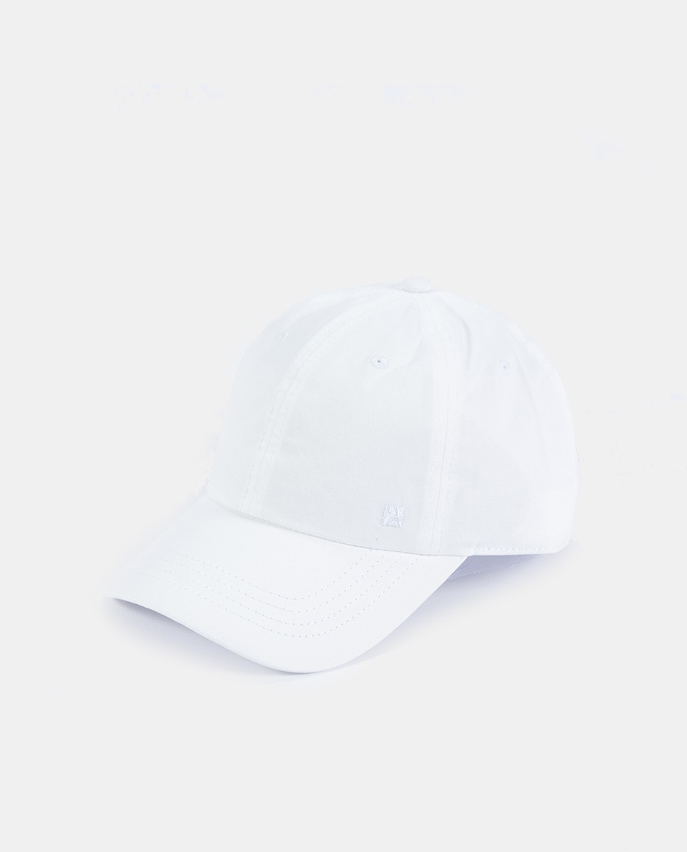 Boné de Algodão Branco-1