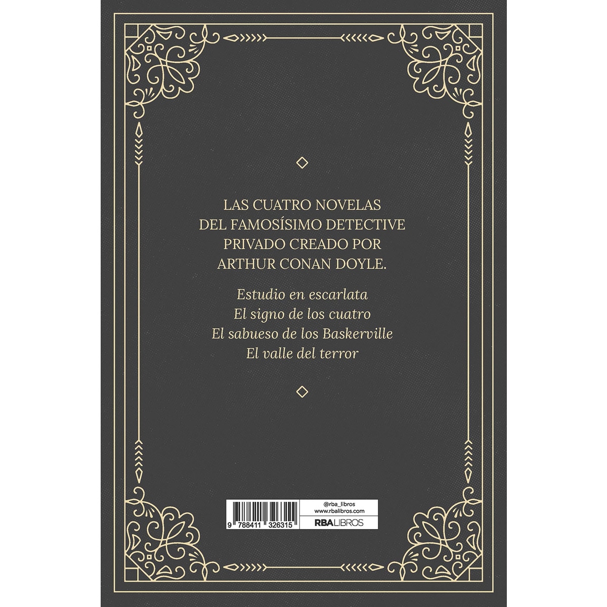 Sherlock Holmes. Cuatro novelas (Capa dura) 2