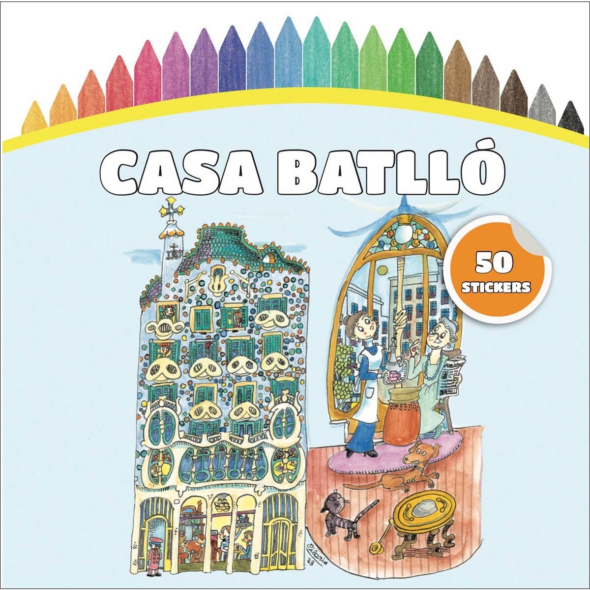 Pintar Casa Batlló stickers (Capa mole) 1