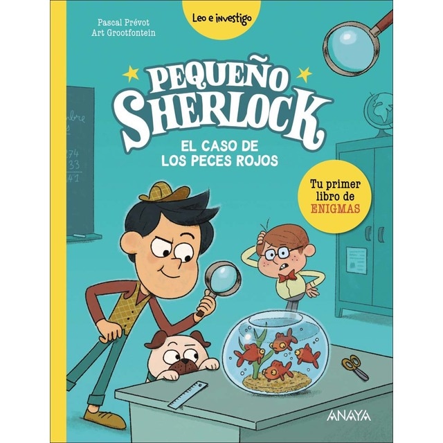 Imagem 0 de Pequeño Sherlock: El caso de los peces rojos: Tu primer libro de enigmas