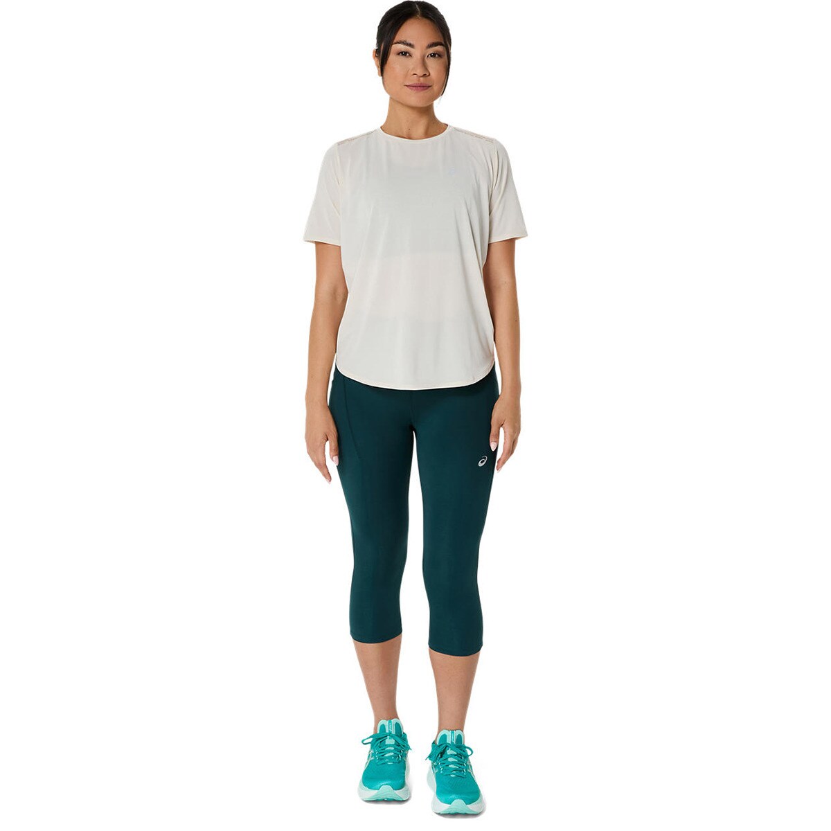 T-shirt de Mulher Road SS Top Branco-6