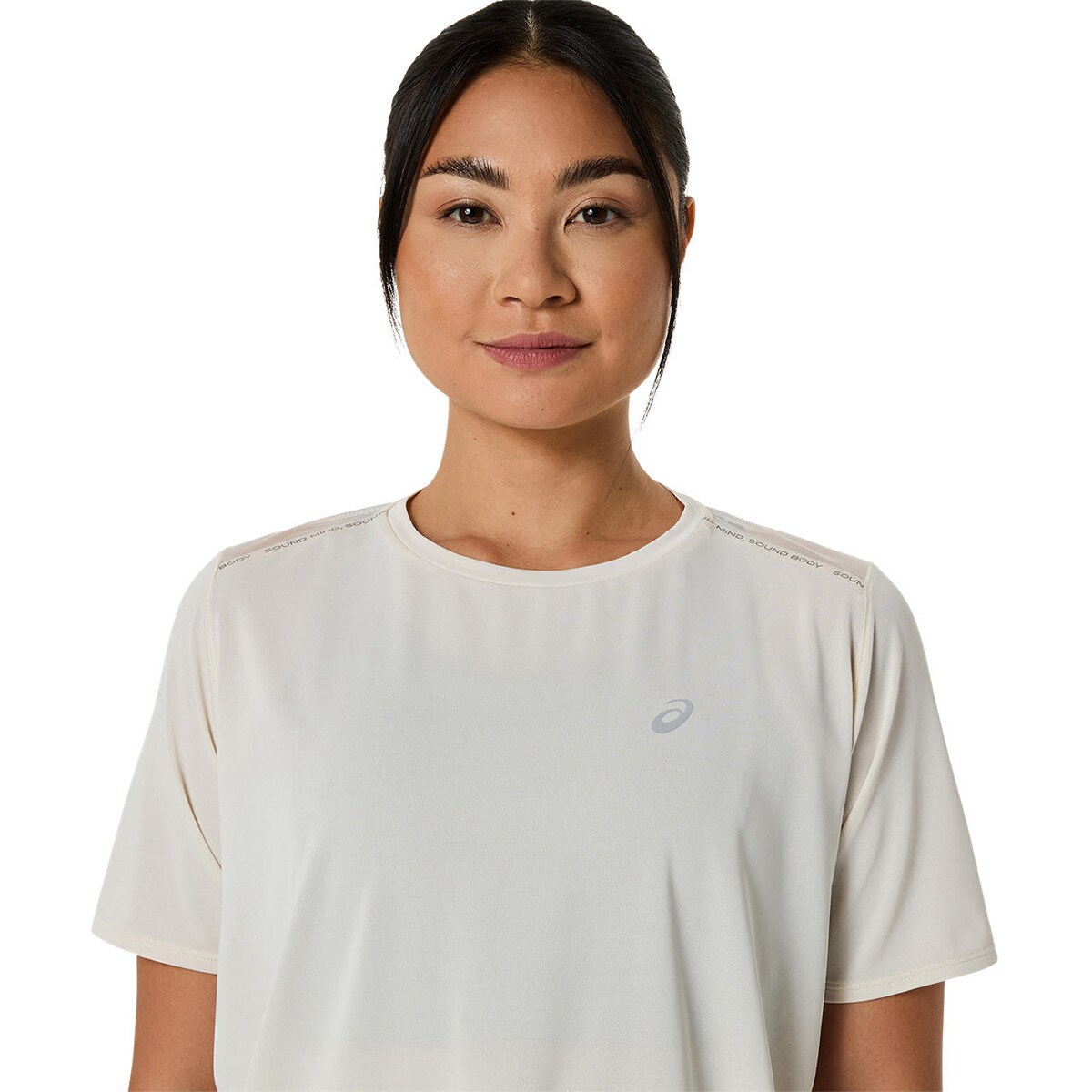 T-shirt de Mulher Road SS Top Branco-4