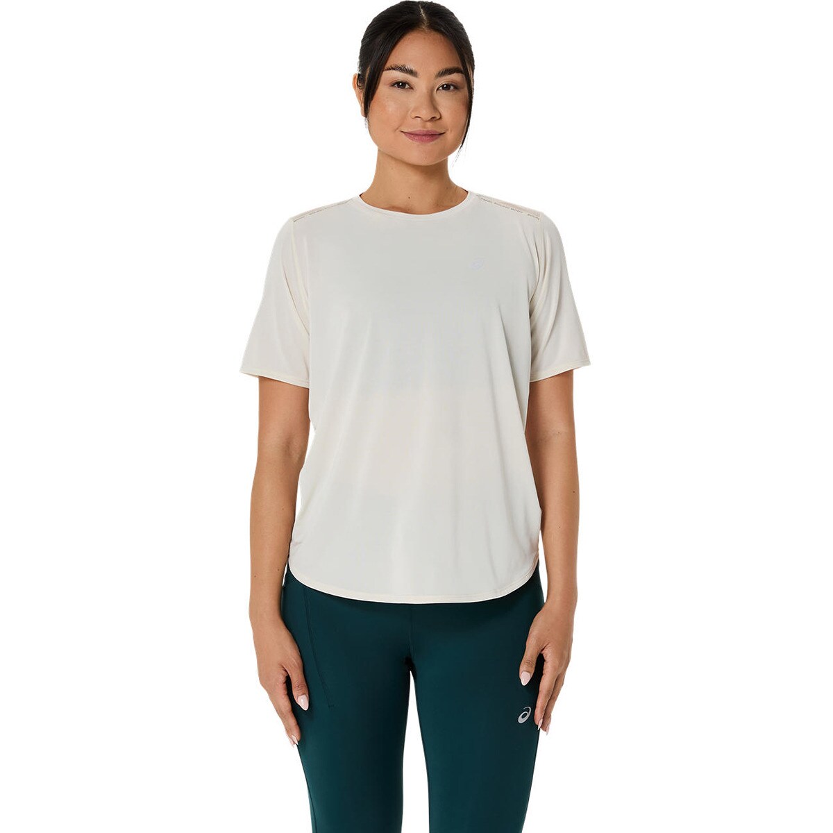 T-shirt de Mulher Road SS Top Branco-1