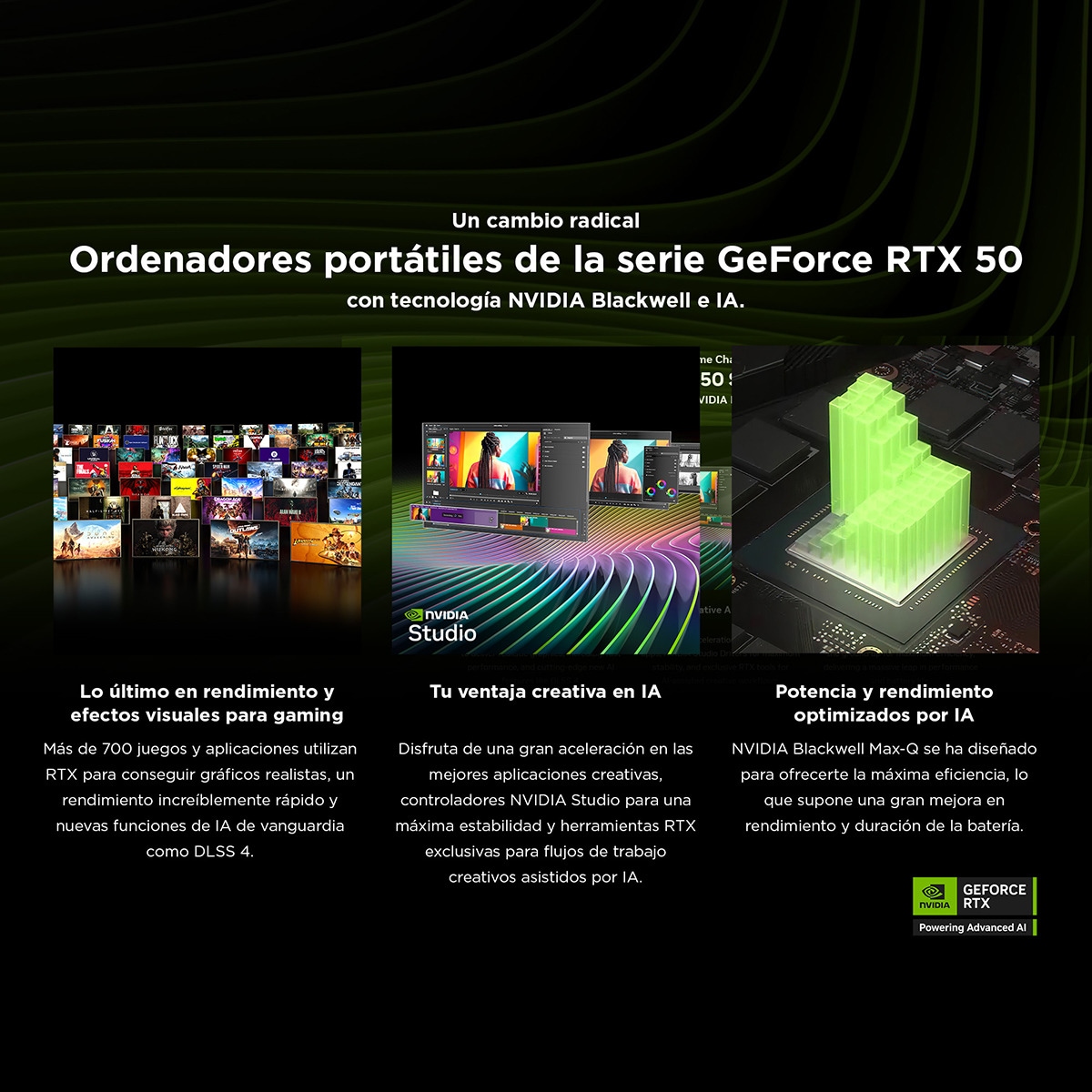 Portátil Gaming HP OMEN MAX 16-ah0021ns, Intel Core Ultra 7-255HX, 32GB, 1TB SSD, Nvidia GeForce RTX 5070Ti 12GB, 16" OLED, Sin SO Negro-14