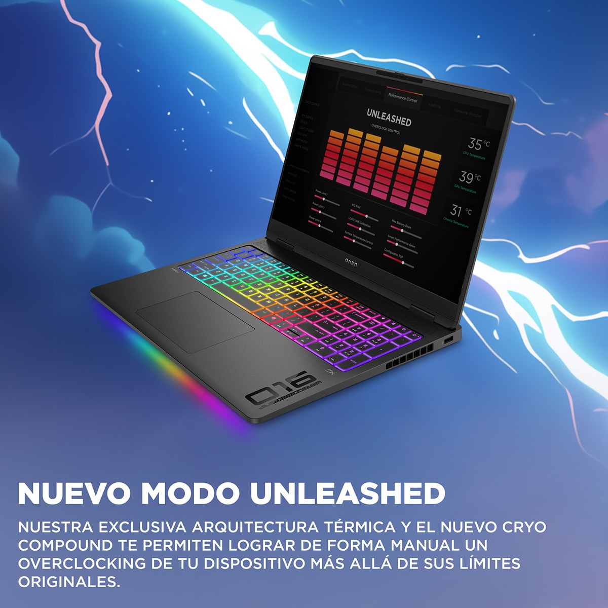 Portátil Gaming HP OMEN MAX 16-ah0021ns, Intel Core Ultra 7-255HX, 32GB, 1TB SSD, Nvidia GeForce RTX 5070Ti 12GB, 16" OLED, Sin SO Negro-9