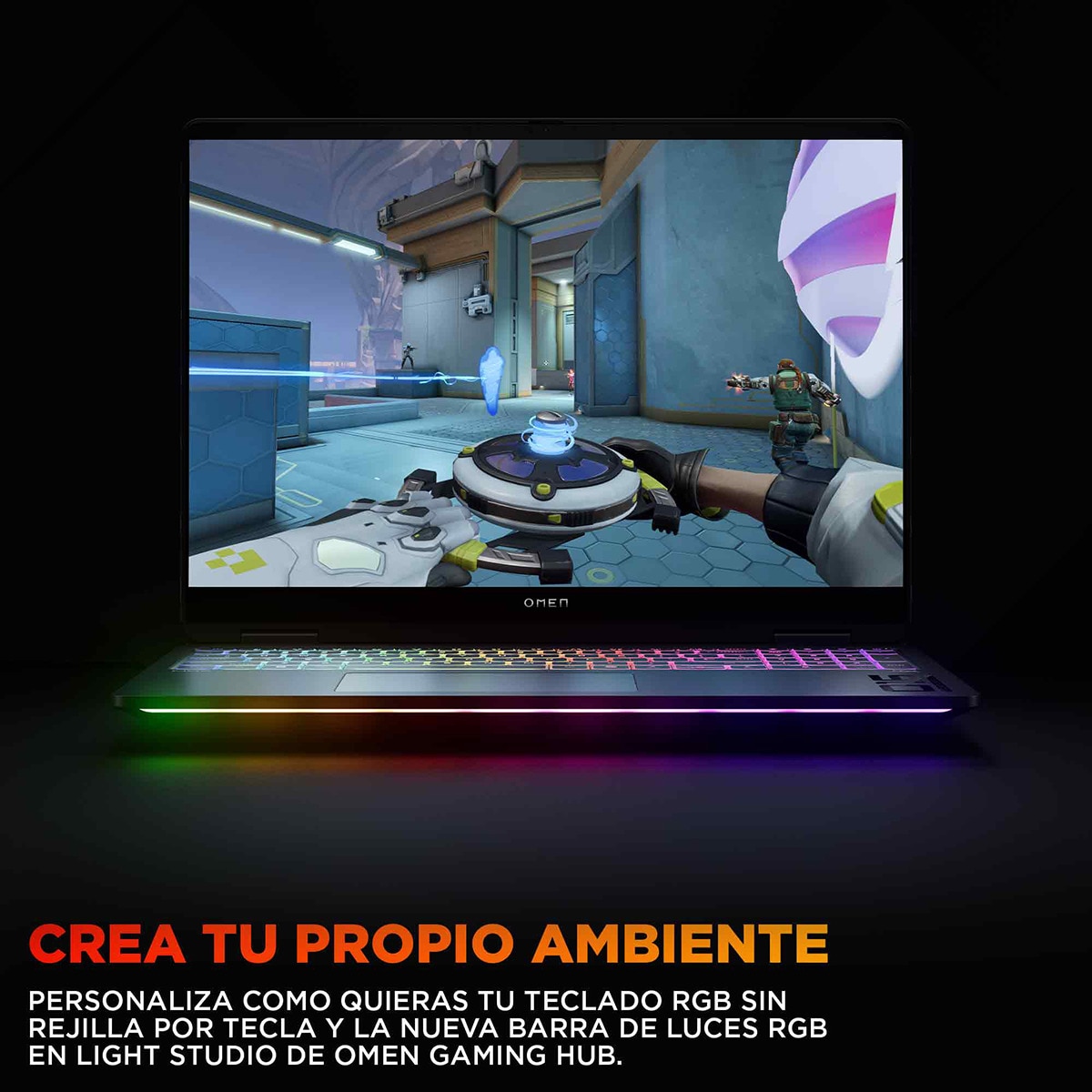 Portátil Gaming HP OMEN MAX 16-ah0021ns, Intel Core Ultra 7-255HX, 32GB, 1TB SSD, Nvidia GeForce RTX 5070Ti 12GB, 16" OLED, Sin SO Negro-8