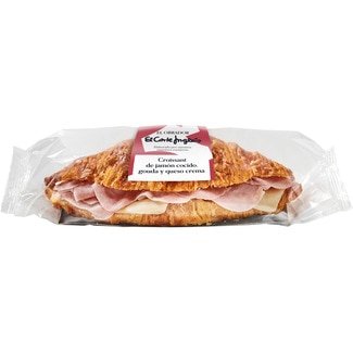 croissant mixto de jamón cocido, queso gouda y queso crema unidad 190 g - Calidad Artesana