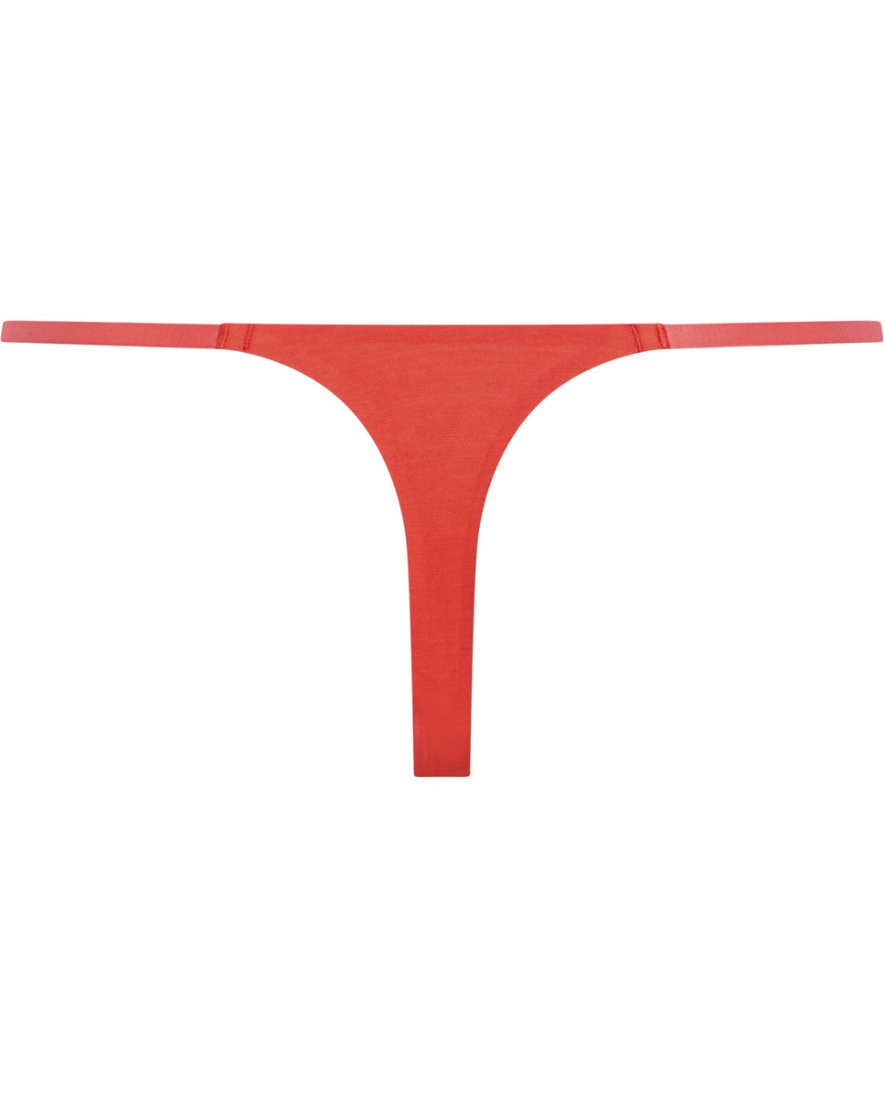 Tanga de Fio Dental Cotton Modal Bare Vermelho-7