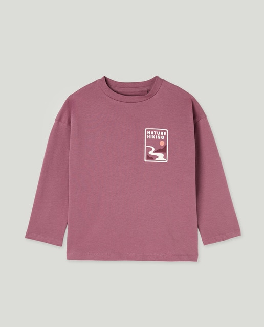 Imagen 0 de Camiseta de niño estampada manga larga