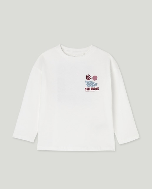 Imagen 0 de Camiseta de niño estampada manga larga