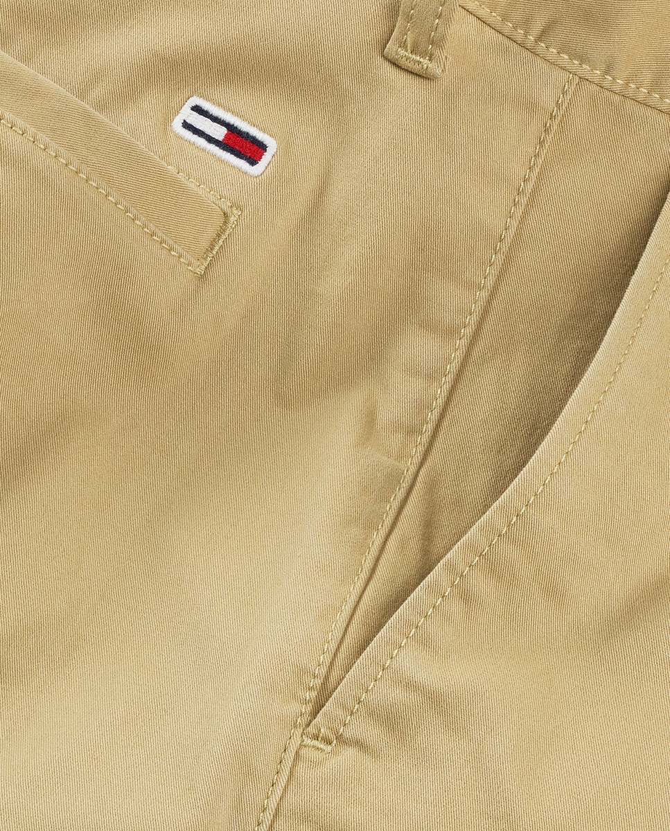 Calções Cargo Slim Fit Bege-4