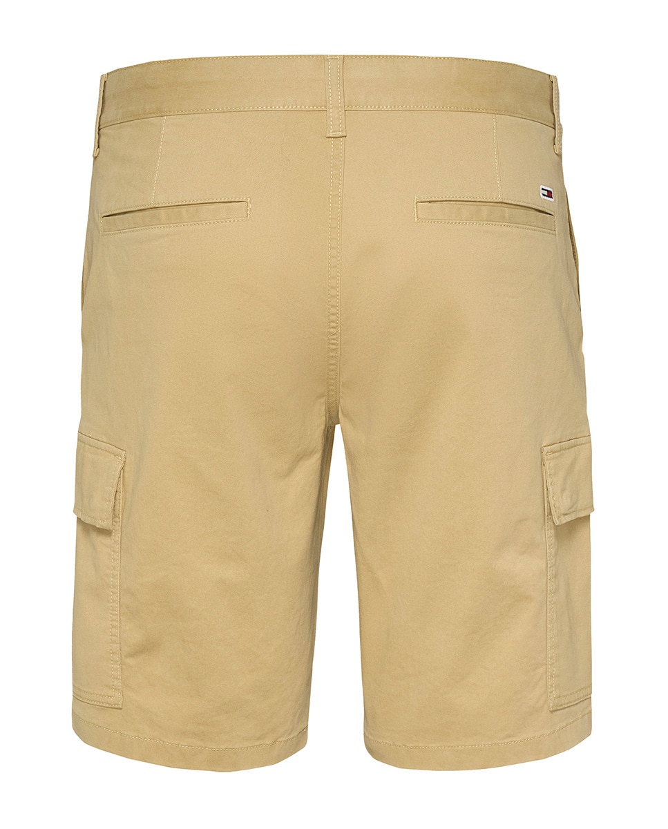 Calções Cargo Slim Fit Bege-6