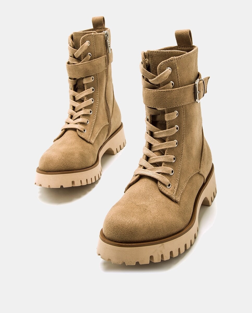 Botins Lenox Castanho caramelo-2