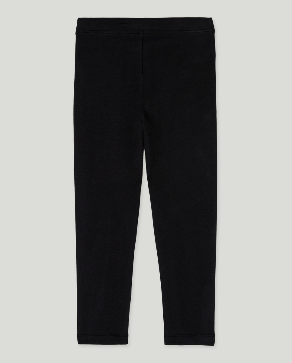 Legging niña básico liso Negro-2