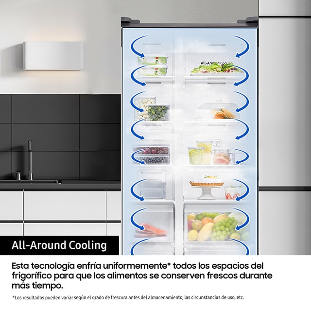 Thumbnail 4 de Samsung Bespoke AI frigorífico 640L inox 178cm
