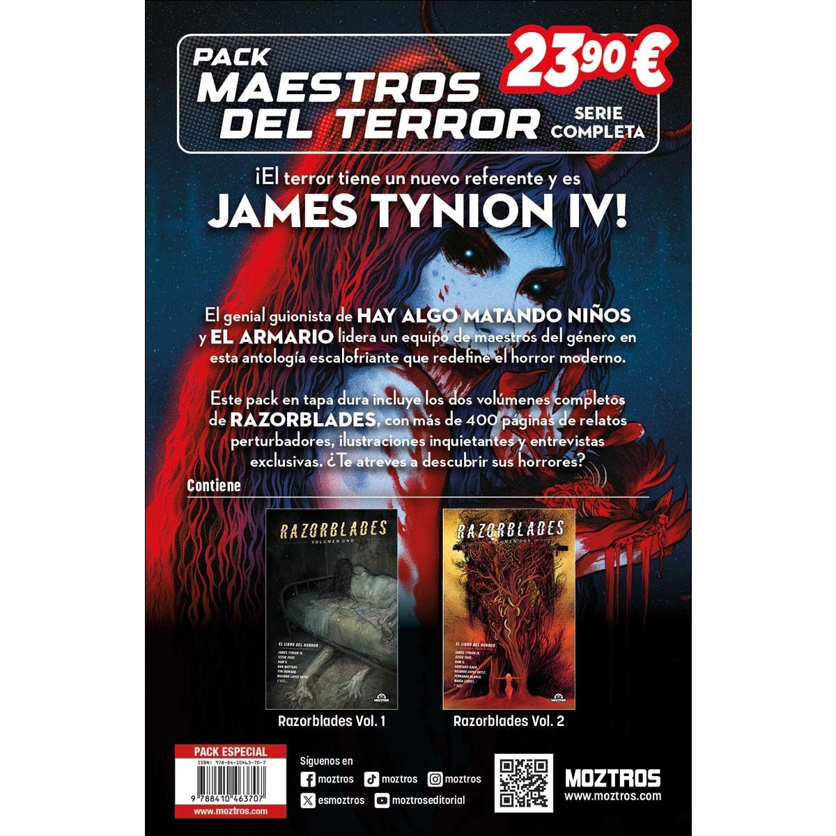 Pack maestros del terror james tynion iv 1
