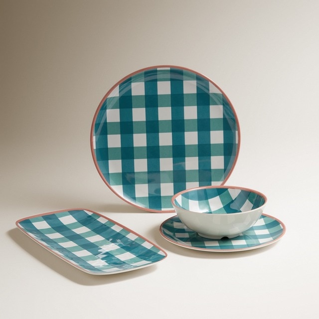Imagen 0 de Vajilla por piezas melamina Nica Verde El Corte Inglés