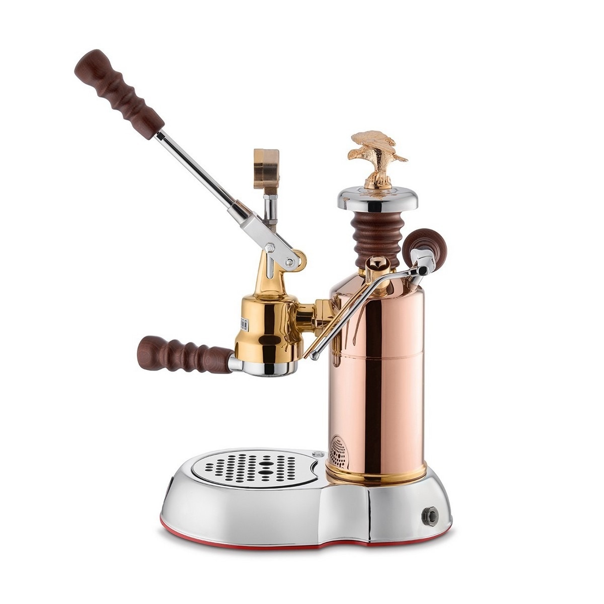 Máquina de Café Expresso La Pavoni LPLESE01EU de 950 W e de 1,6 Litros - Cromado, Dourado e Cobre Cromado/Dourado/Cobre-3