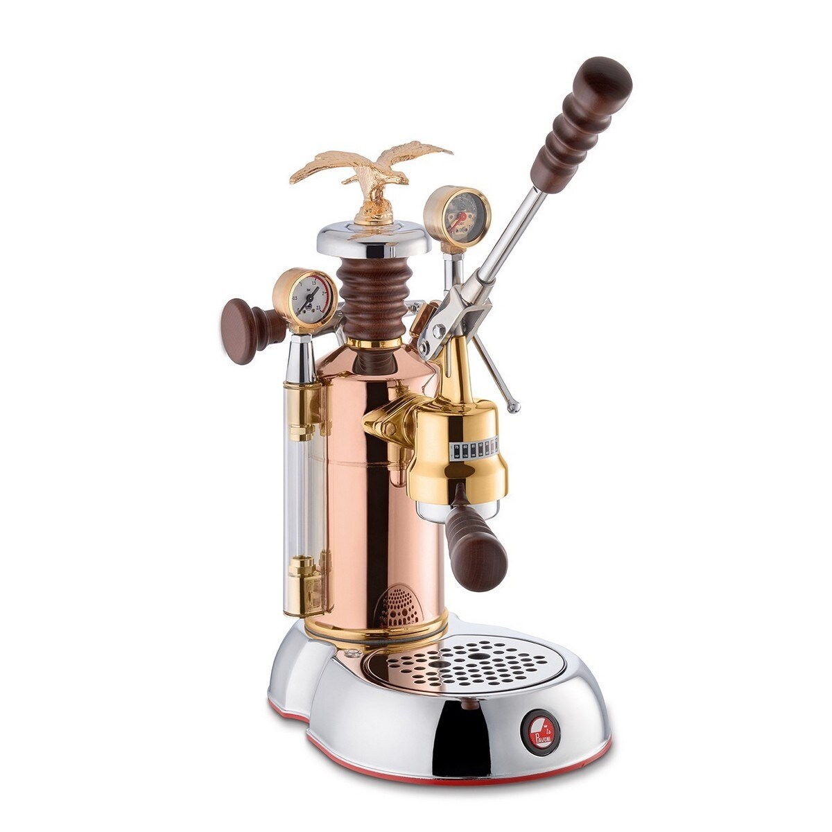 Máquina de Café Expresso La Pavoni LPLESE01EU de 950 W e de 1,6 Litros - Cromado, Dourado e Cobre Cromado/Dourado/Cobre-1