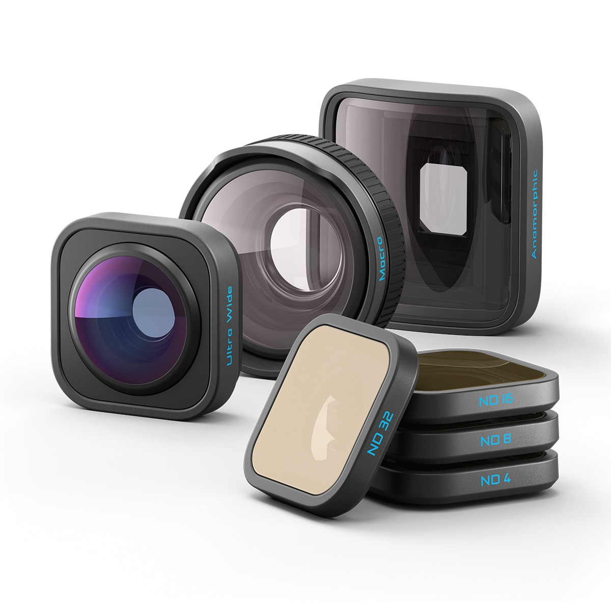 Colección de lentes GoPro de la serie HB para HERO13 Black Negro-1