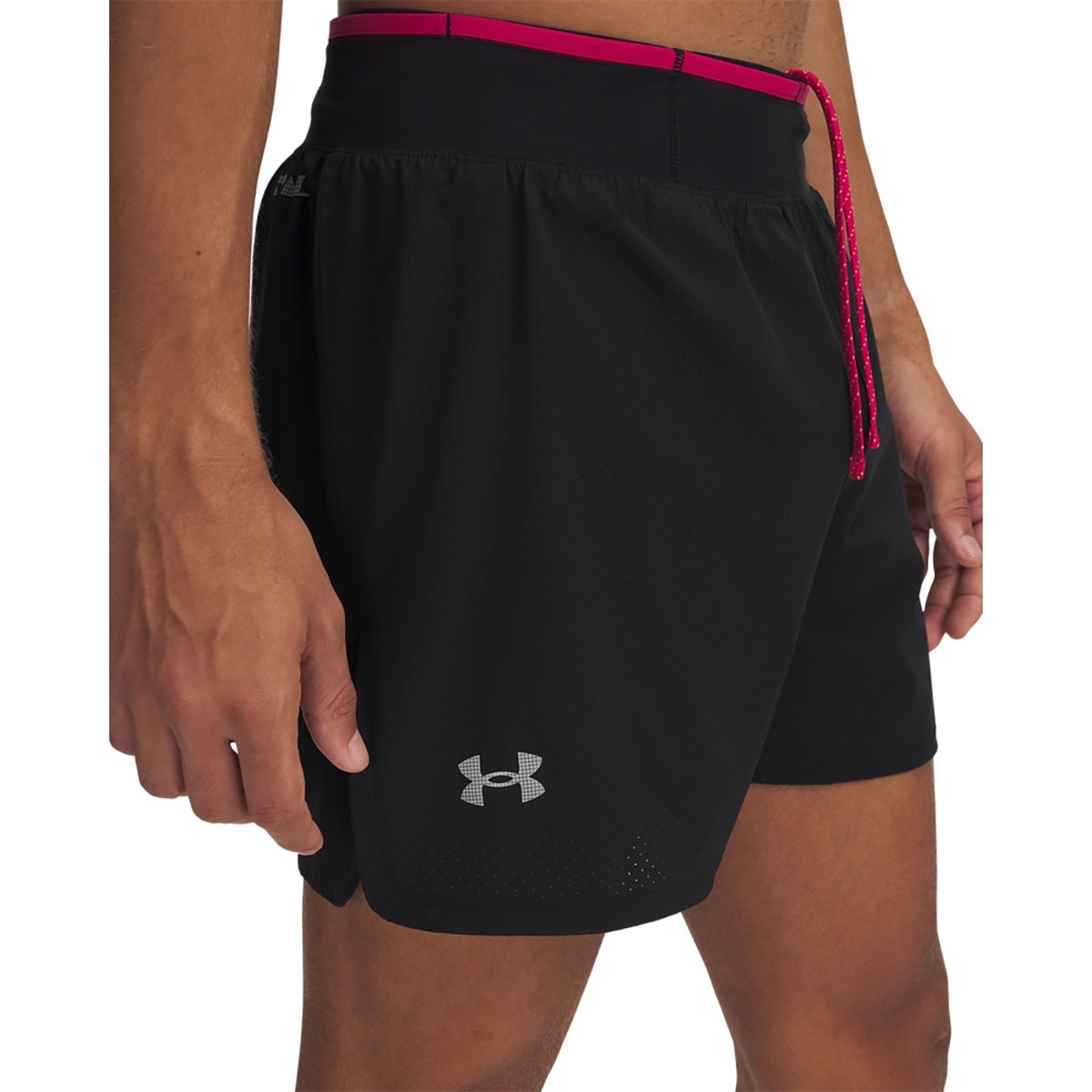 Calções de Homem UA Trail Run Lauch Shorts Preto-3