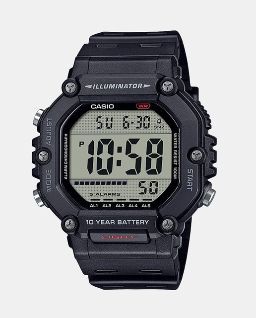 Imagen 0 de Reloj de hombre 10 Years Battery AE-1600H-1AVEF Digital de resina negro