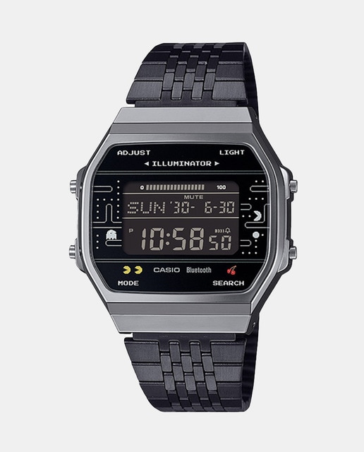 Imagen 0 de Reloj unisex 50th Anniversary tie up with Pac-Man ABL-100WEPC-1BER de acero negro
