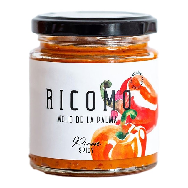 Imagen 0 de Salsa mojo canario rojo picón Ricomo