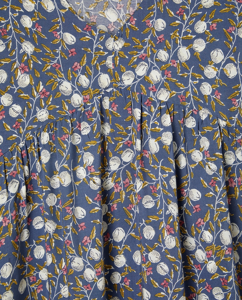 Camison Mujer Estampado Azul marino-4