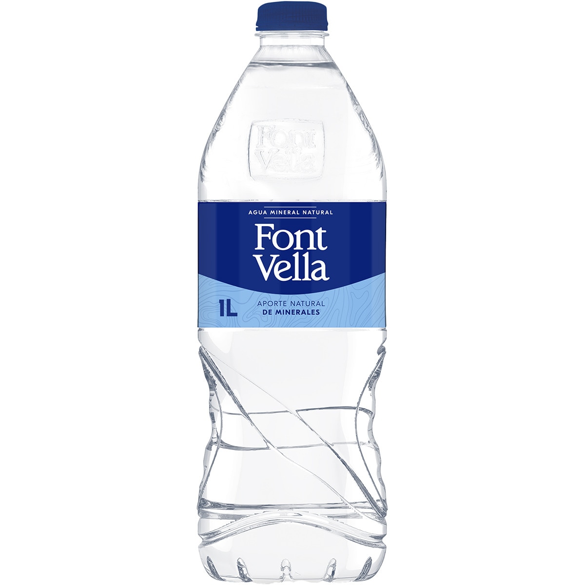Agua mineral natural botella 1 l - Font Vella