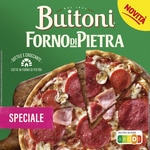 Pizza Speciale Croccante mit Salami, Kochschinken, Peperoni, Champignons und Mozzarella Karton 350 g