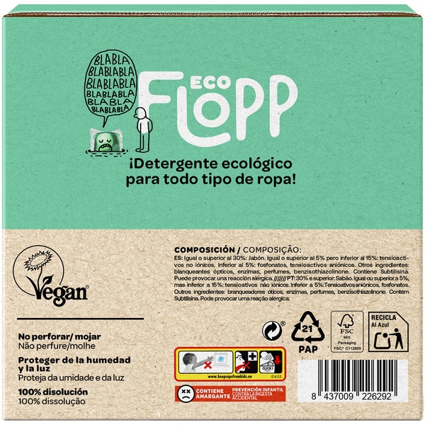 detergente ecológico para todo tipo de ropa Box 70 Kapseln