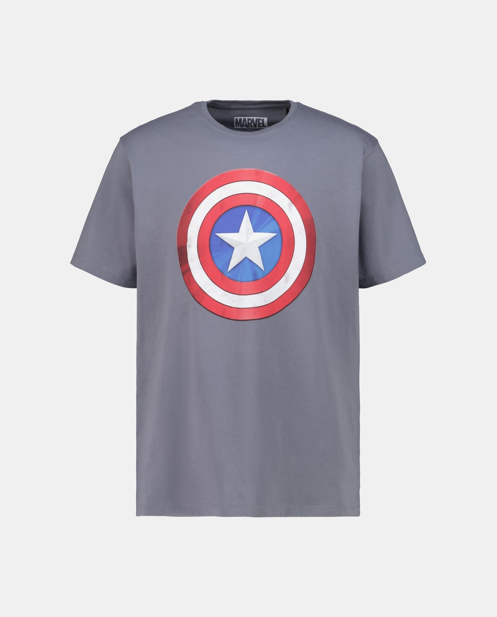 T-shirt Capitão América 830 Antracite-4