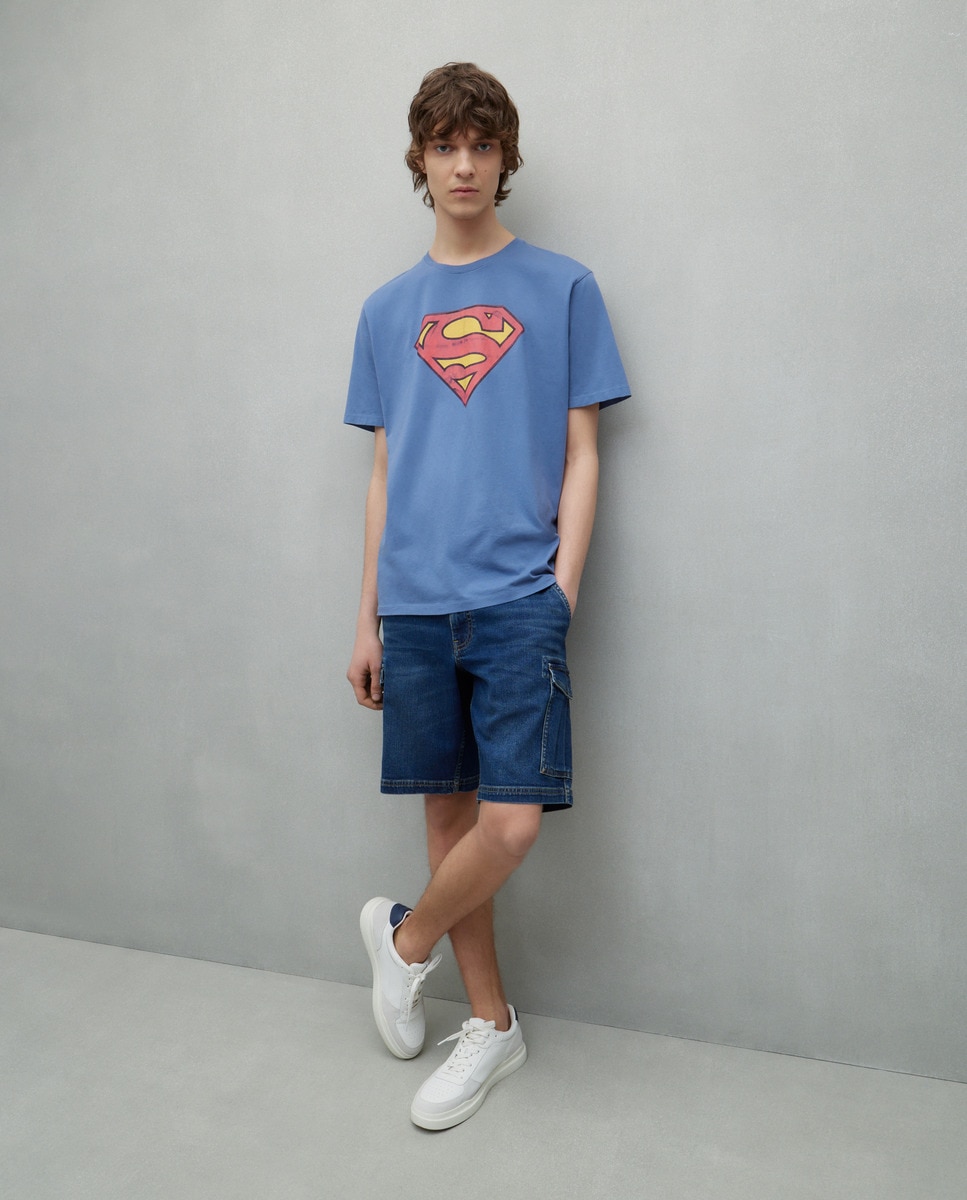 T-shirt Super-Homem 400 Azul-2