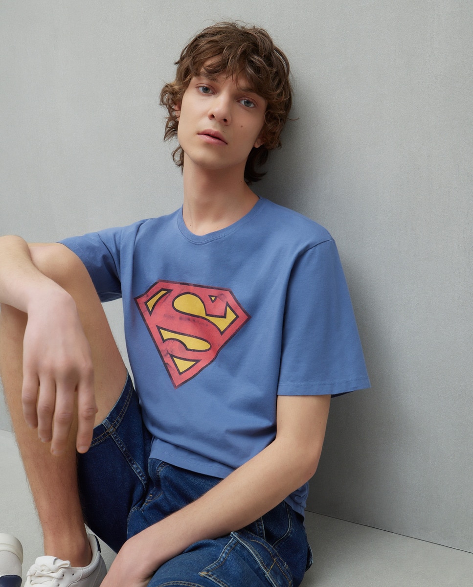 T-shirt Super-Homem 400 Azul-1