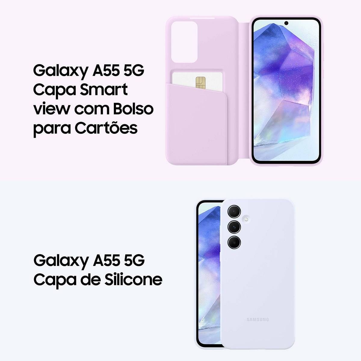 Samsung Galaxy A55 5G,  8GB RAM , 128GB Lavanda-6