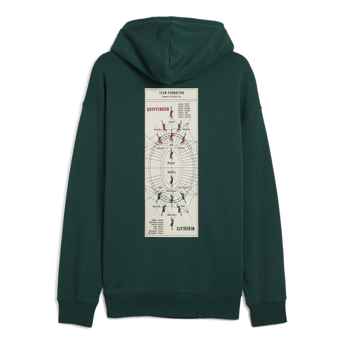Sweatshirt de Homem Harry Potter Relaxed Graphic Hoodie TR Verde-7