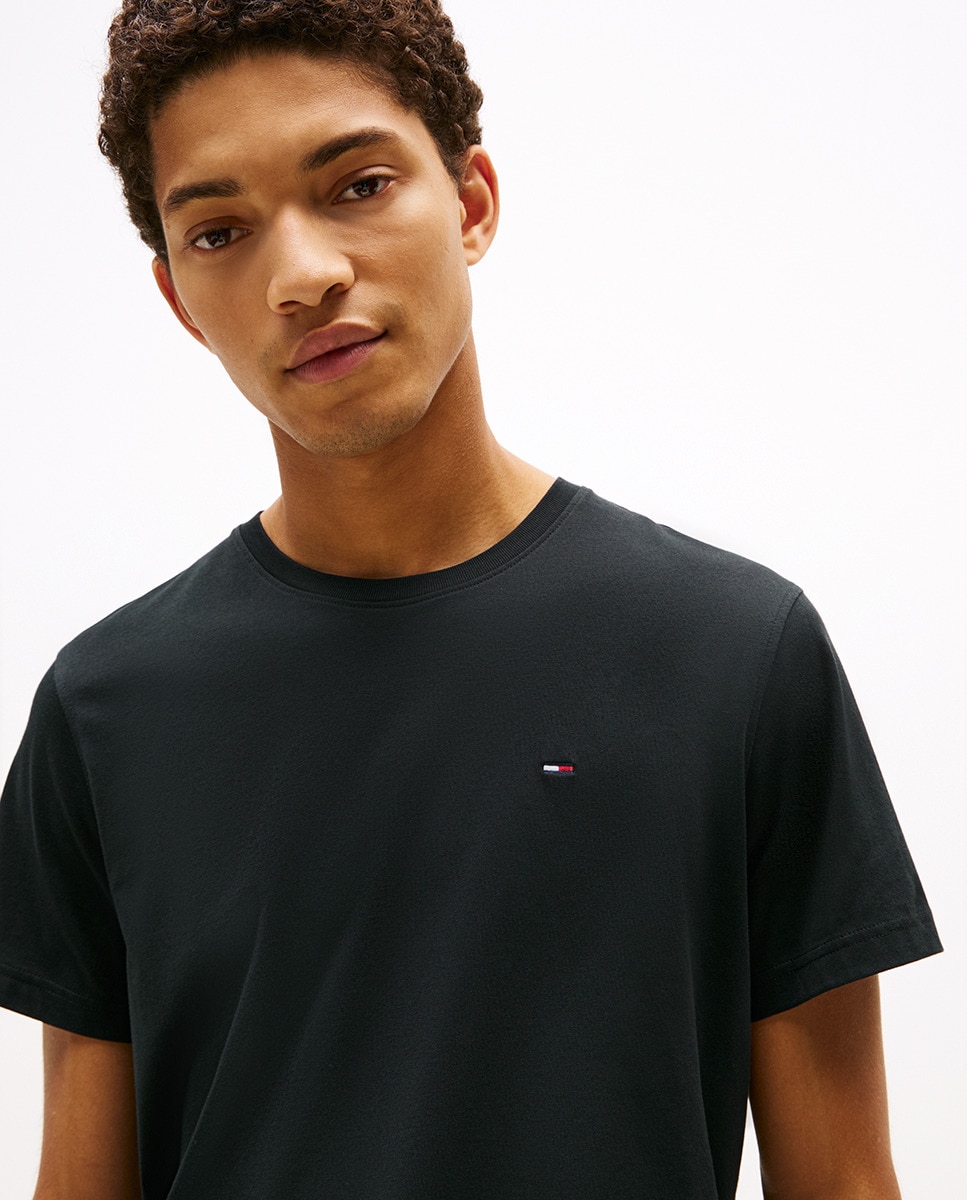 T-shirt de Manga Curta Extra Slim Fit Preto-5