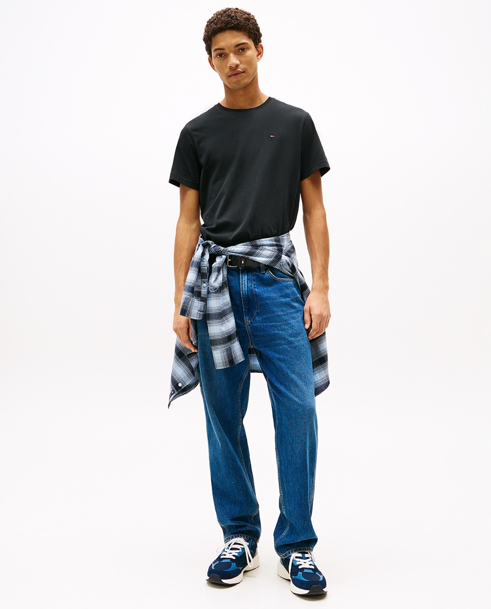 T-shirt de Manga Curta Extra Slim Fit Preto-6